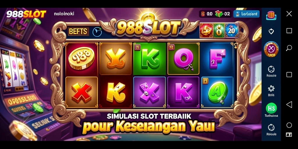 Tampilan gameplay 988SLOT dengan mesin slot yang menarik.