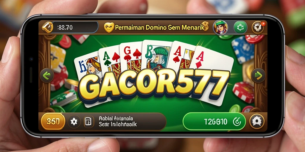 Screenshot GACOR577 menunjukkan gameplay seru dalam permainan Domino.