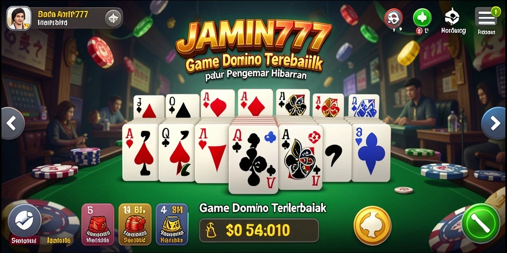 Screenshot menunjukkan gameplay seru dari JAMIN777