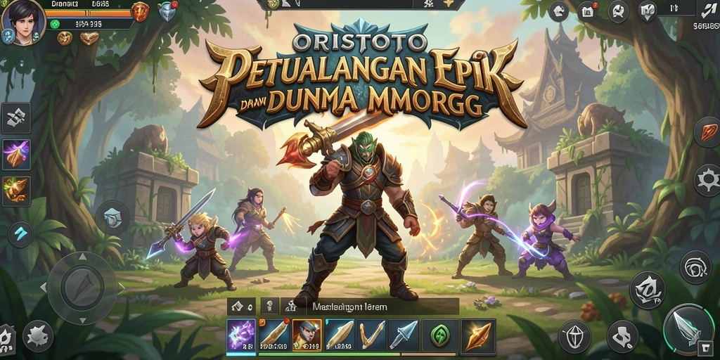 Tampilan gameplay ORISTOTO dengan pertarungan seru dan eksplorasi dunia.