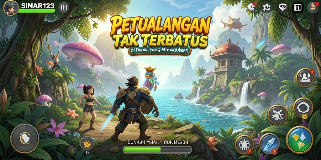 Tangkapan layar gameplay SINAR123, menampilkan aksi petualangan yang seru.